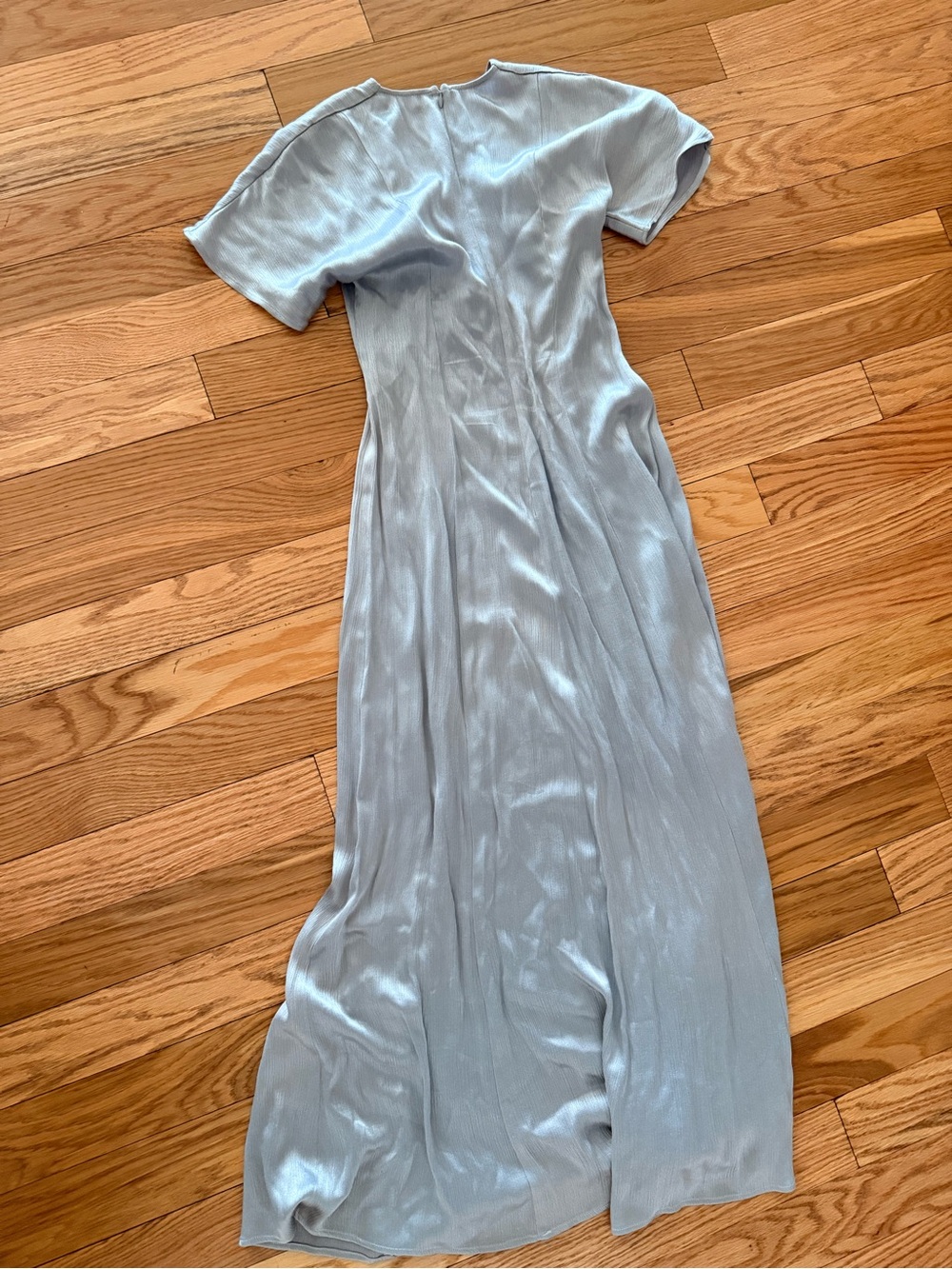 STAUD deco inspired silver maxi dress - Picture 2 of 5